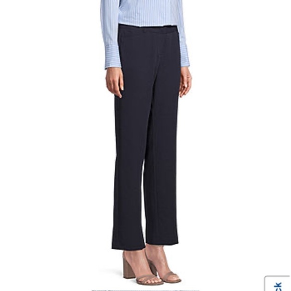 Liz Claiborne Trouser Pants, Navy Blue, 8 - Picture 1 of 9